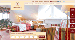 Desktop Screenshot of inselhotel.de
